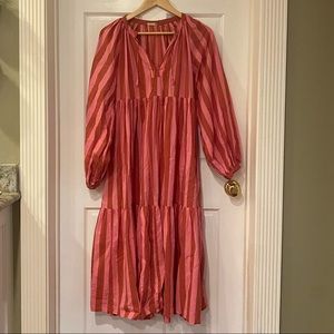 Matta Pinkes Striped Cotton Dress